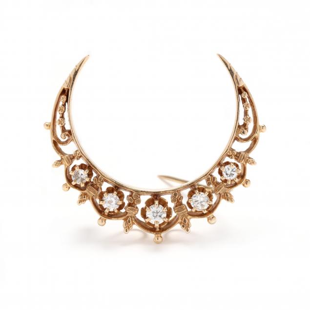 vintage-gold-and-diamond-crescent-brooch-kaspar-ash