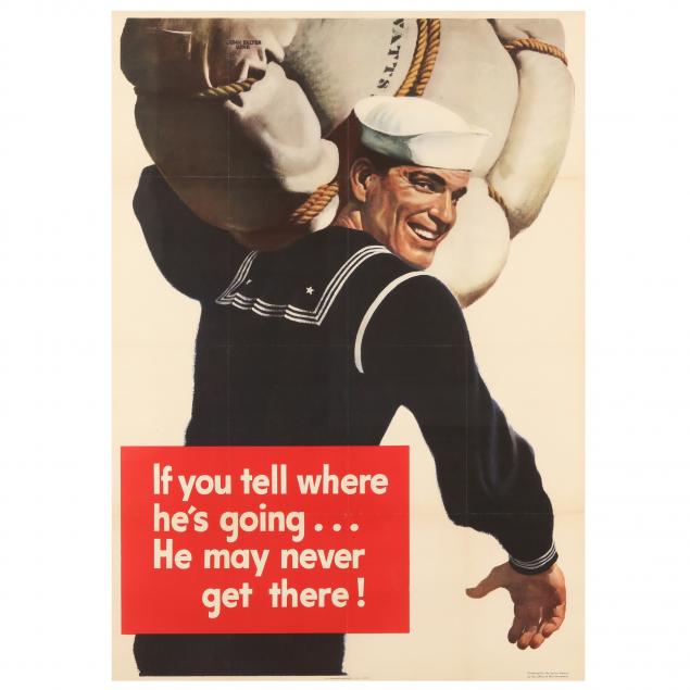 john-philip-falter-american-1910-1982-vintage-wwii-poster-if-you-tell-where-he-s-going-he-may-never-get-there-1943