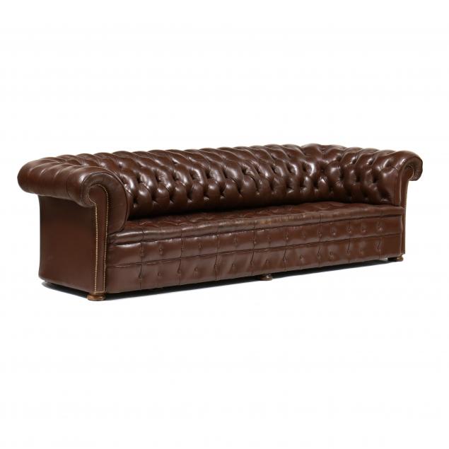 nine-foot-long-leather-chesterfield-sofa