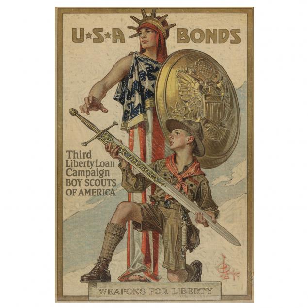 joseph-christian-leyendecker-american-1874-1951-vintage-wwi-poster-usa-bonds