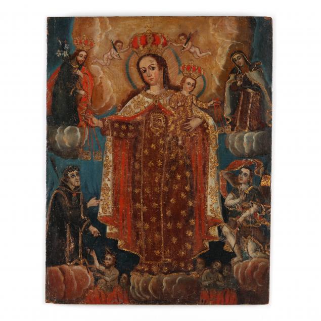 spanish-colonial-school-circa-1800-our-lady-of-mount-carmel-with-saints