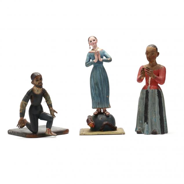 three-spanish-santos-figures