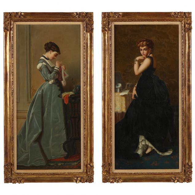 louis-pisani-italian-19th-century-a-pair-of-fashion-paintings