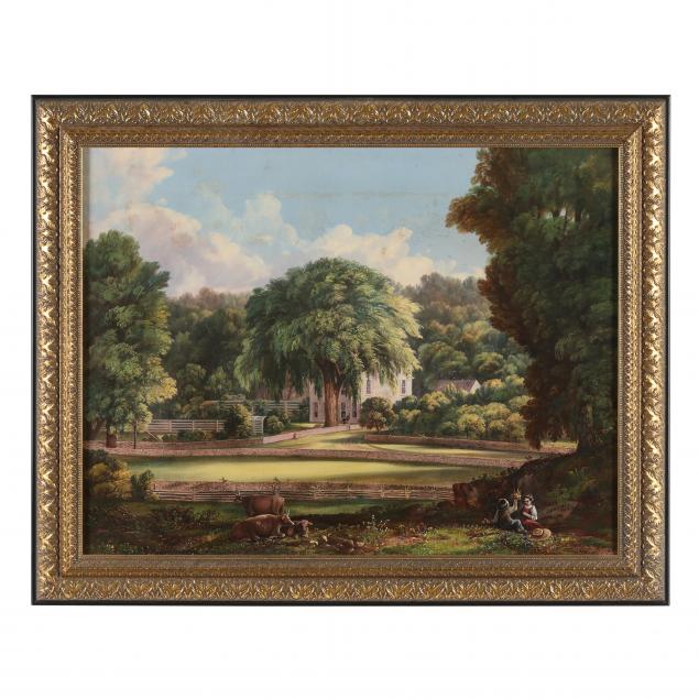 john-denison-crocker-american-1822-1907-idyllic-estate-landscape