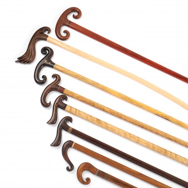 eight-organic-shaped-exotic-wood-canes