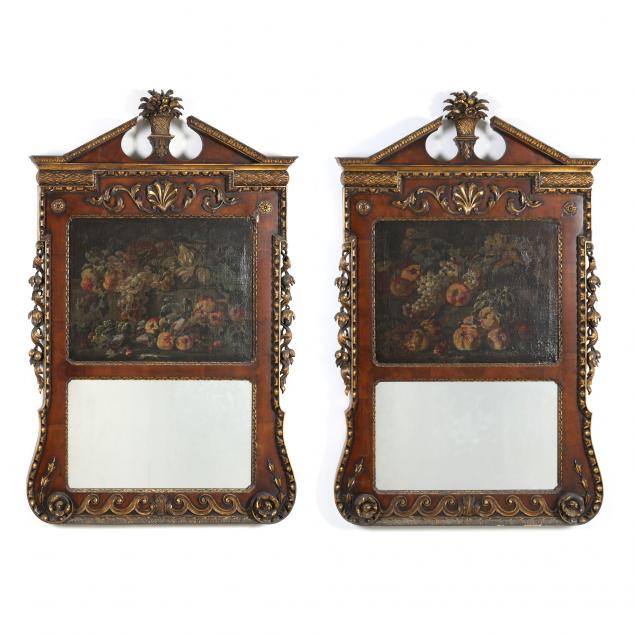 pair-of-antique-continental-parcel-gilt-trumeau-mirrors-with-fruit-still-life