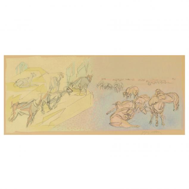 jacques-villon-french-1875-1963-pastoral-view-goats-and-sheep