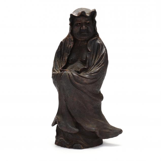 a-japanese-ceramic-sculpture-of-bodhidharma