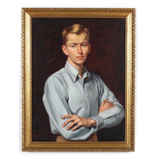ronald-lee-anderson-american-1929-2002-portrait-of-a-young-man