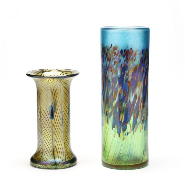 robert-held-canadian-two-art-glass-vases