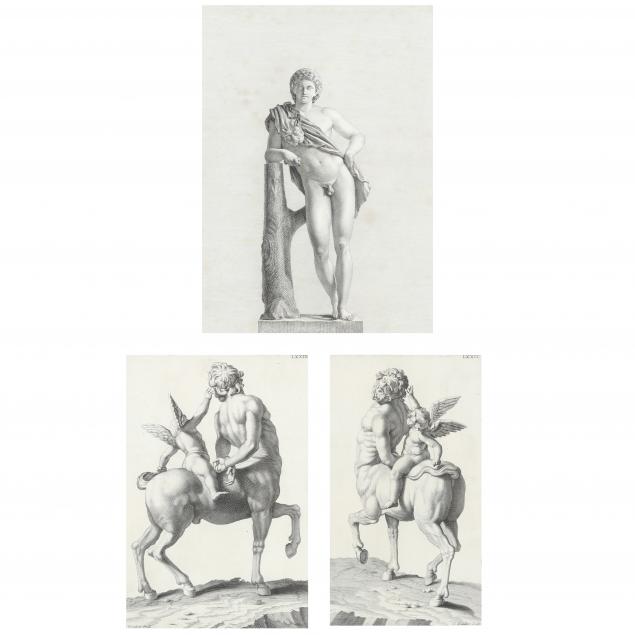 three-antique-engravings-of-roman-sculpture