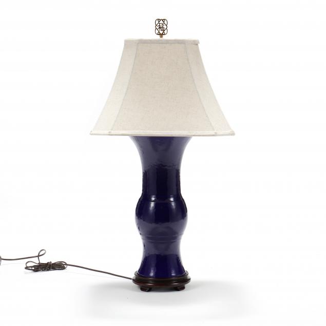 chinese-cobalt-gu-vase-table-lamp