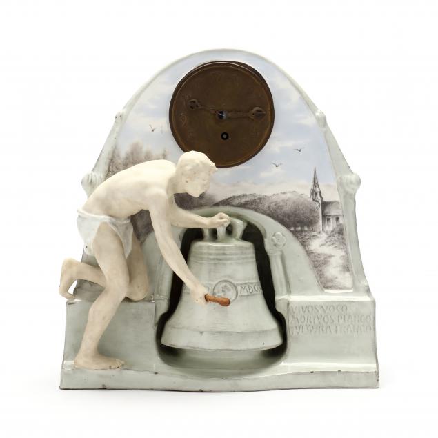 friedrich-goldscheider-i-song-of-the-bell-i-figural-porcelain-mantel-clock