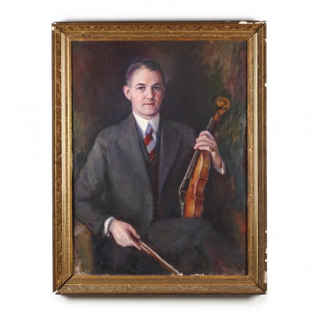helen-sorensen-american-1876-1929-portrait-of-a-man-with-violin