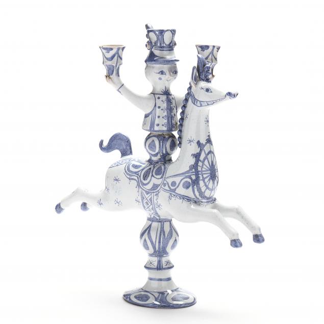 bjorn-wiinblad-denmark-1918-2006-horse-and-rider-candleholder