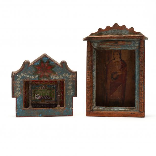 two-antique-latin-american-retablo-nichos