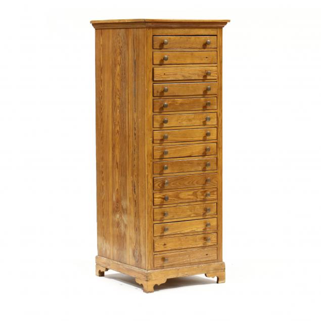 custom-pine-tall-specimen-cabinet