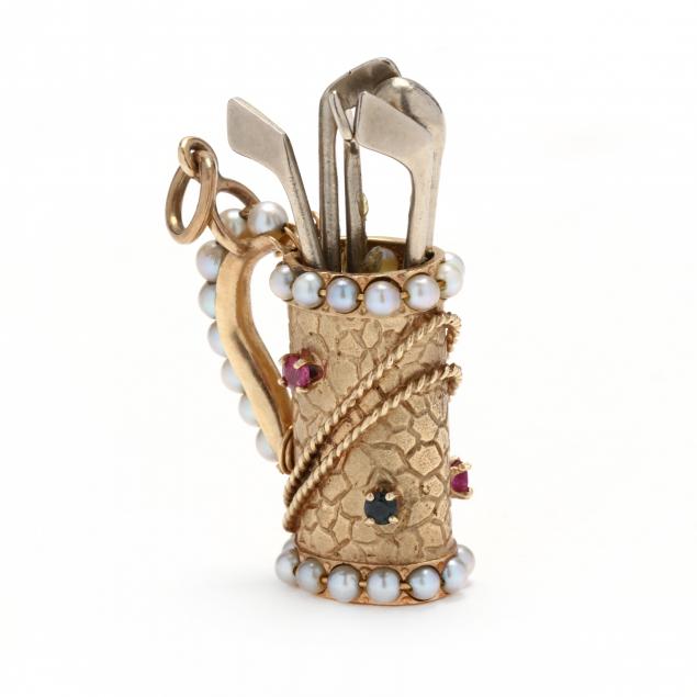 gold-and-gem-set-golf-bag-motif-charm