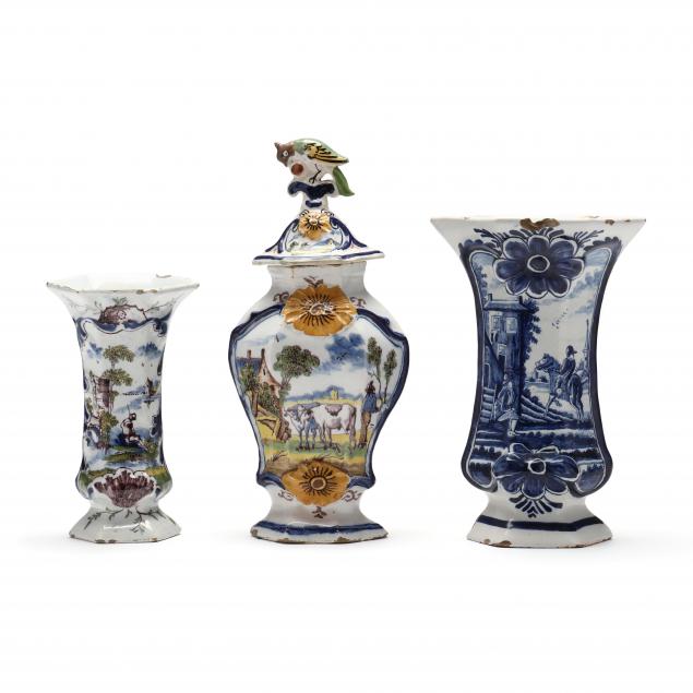 three-signed-dutch-delft-vases