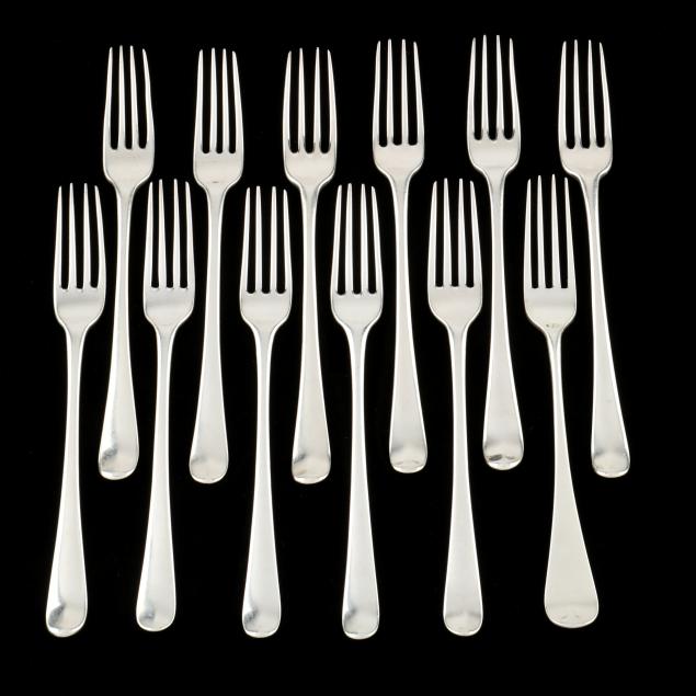 an-assembled-set-of-twelve-georgian-silver-forks