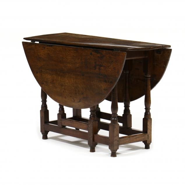 english-william-and-mary-style-elm-drop-leaf-breakfast-table