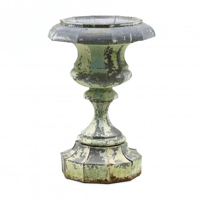 antique-galvanized-metal-garden-urn