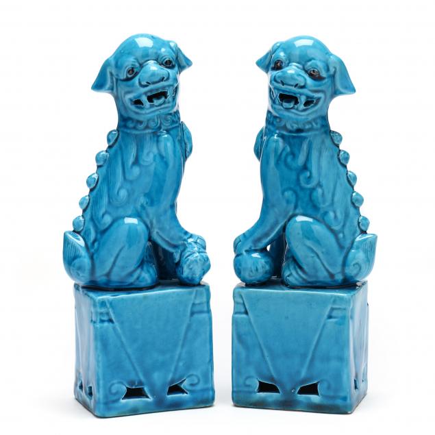 a-pair-of-chinese-turquoise-glazed-foo-lions