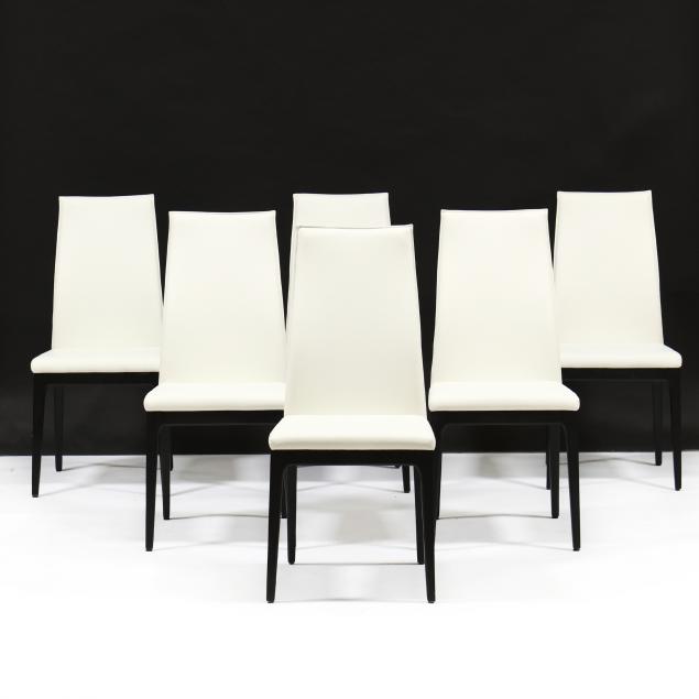 set-of-six-contemporary-leather-dining-chairs