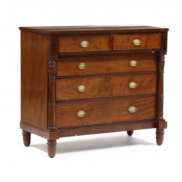 mid-atlantic-late-federal-mahogany-chest-of-drawers