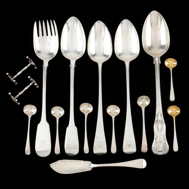 a-group-of-georgian-silver-flatware