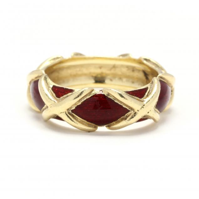 gold-and-enamel-x-motif-ring