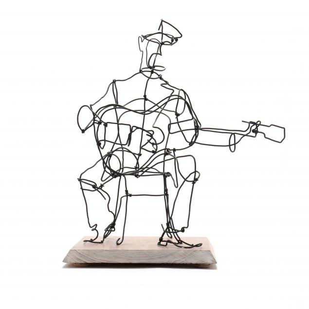 michael-van-hout-nc-b-1953-i-blind-willie-mctell-i-wire-sculpture