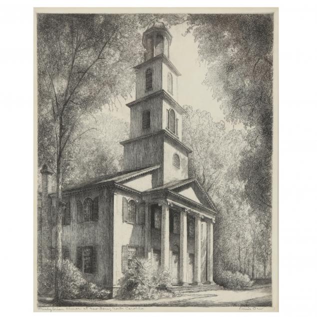 louis-orr-american-1879-1961-i-presbyterian-church-at-new-bern-north-carolina-i