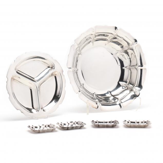 group-of-sterling-silver-tablewares