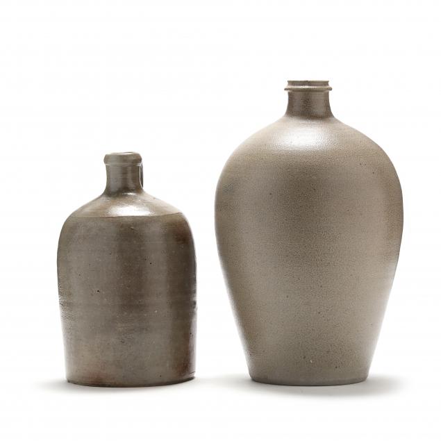 two-craven-nc-pottery-jugs