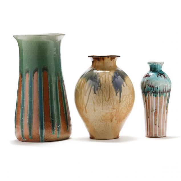 three-pieces-of-contemporary-north-carolina-pottery