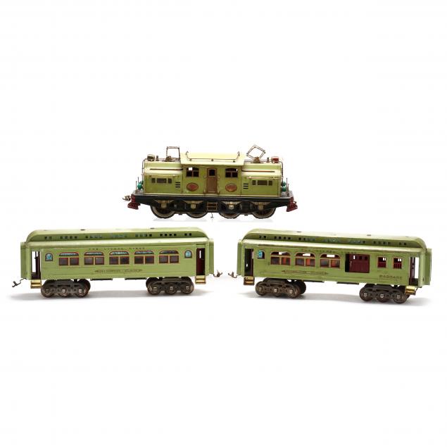 lionel-pre-war-standard-gauge-three-piece-train-set