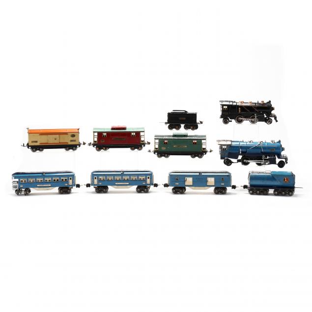 two-lionel-pre-war-partial-train-sets-o-gauge