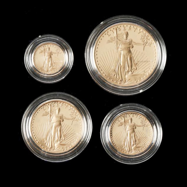 1988-american-eagle-four-coin-gold-bullion-set