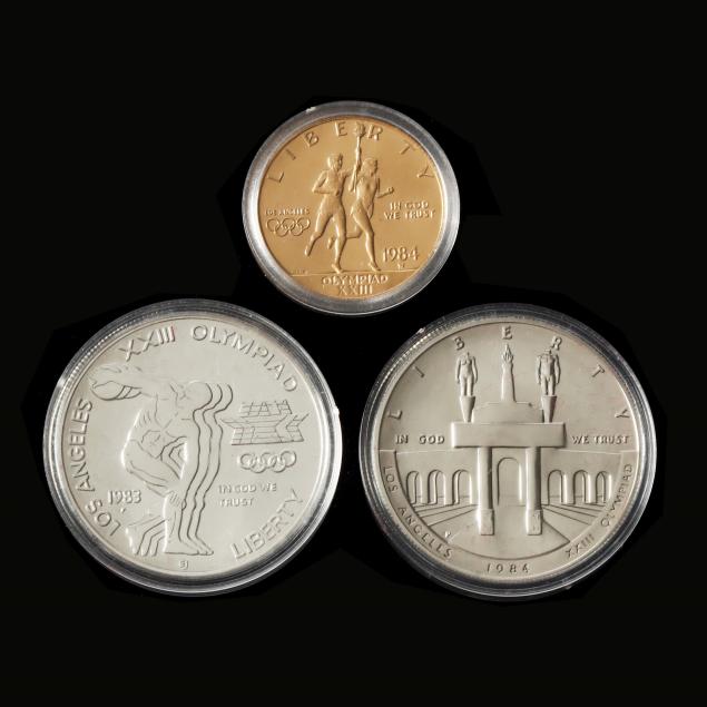 u-s-mint-1984-olympic-three-coin-gold-and-silver-uncirculated-set