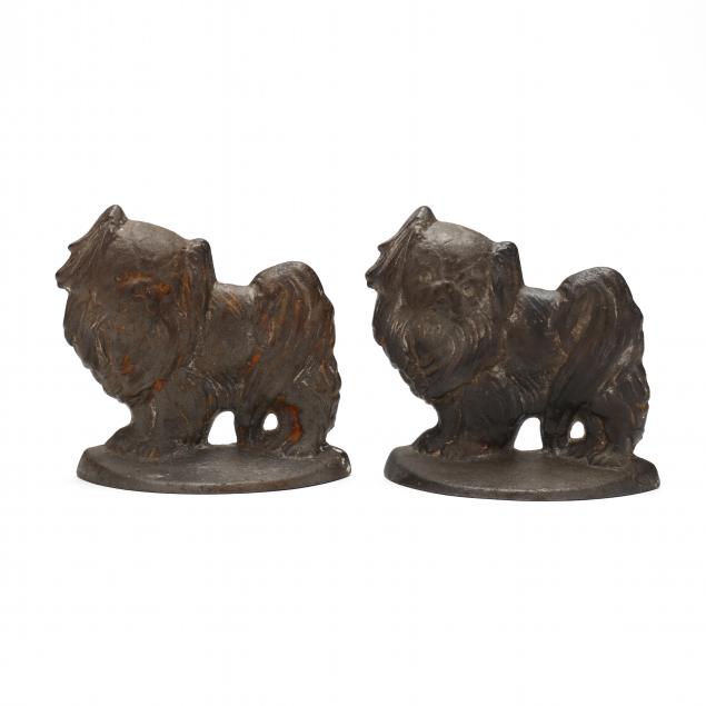 pair-of-cast-iron-dog-bookends