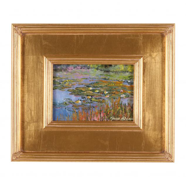 thomas-dedecker-american-b-1951-i-pond-flowers-i