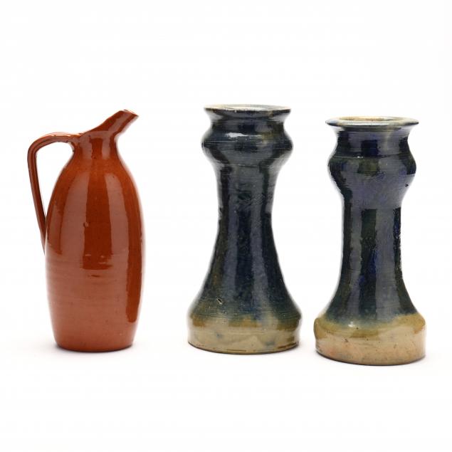 three-pieces-of-north-carolina-pottery