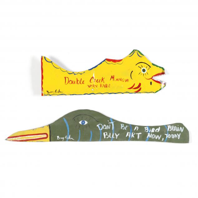 benny-carter-nc-1943-2014-two-painted-sheet-metal-animals