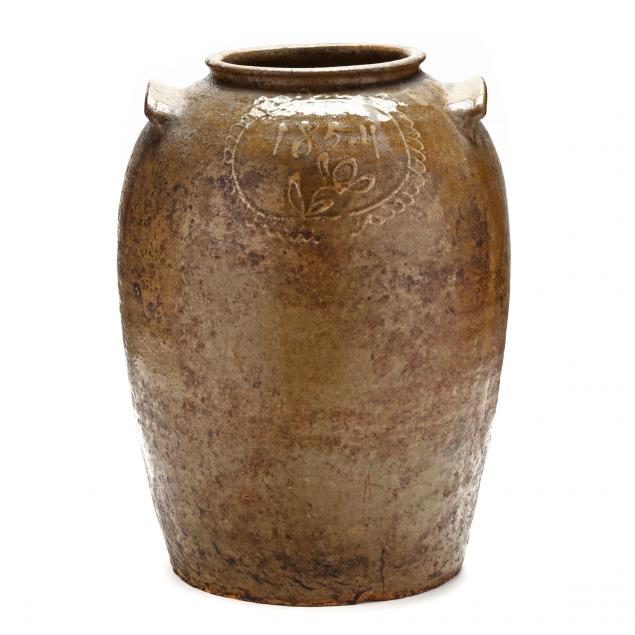 edgefield-district-sc-decorated-storage-jar-attributed-collin-rhodes-factory