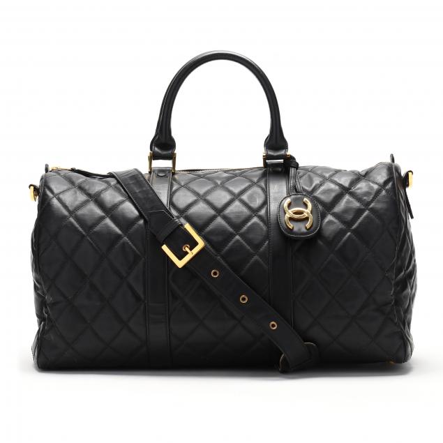 black-quilted-boston-style-duffle-bag-chanel