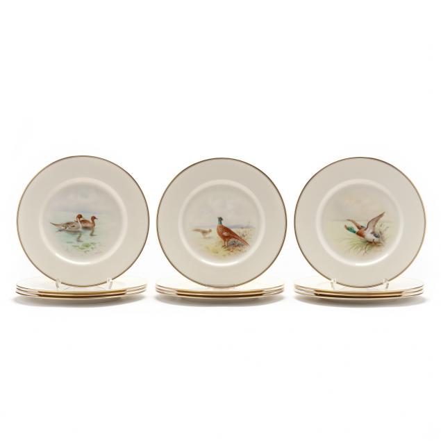 lenox-vintage-set-of-twelve-plates-with-birds