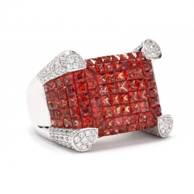 white-gold-spessartite-garnet-and-diamond-ring