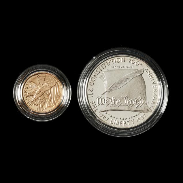 1987-proof-constitution-silver-dollar-and-gold-five-dollar-coins