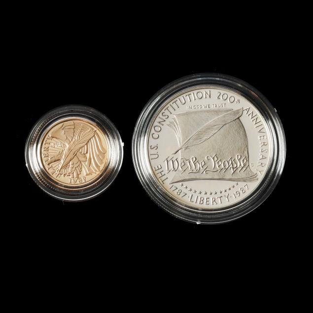 1987-proof-constitution-silver-dollar-and-gold-five-dollar-coins